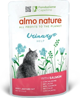Cibo umido per gatti Urinary con salmone, 70 g