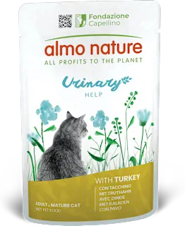 Cibo umido per gatti Urinary con tacchino, 70 g