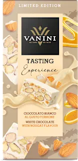 Cioccolato bianco al gusto torrone, 75 g