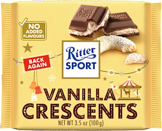 Cioccolato Vanilla Crescents, 100 g