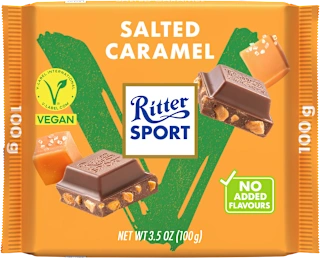 Cioccolato Vegan con caramello salato, 100 g