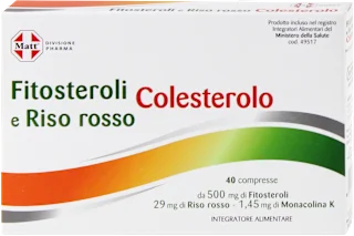 Colesterolo Fitosteroli e riso rosso, 40 pz
