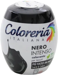 Colorante per tessuti nero intenso, 350 g