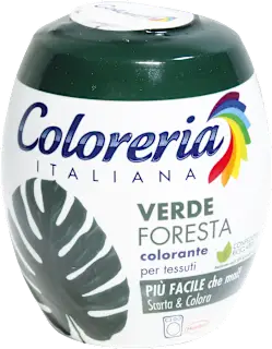 Colorante per tessuti verde foresta, 350 g