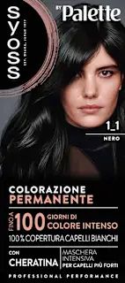 Colorazione permanente 1-1 nero, 1 pz