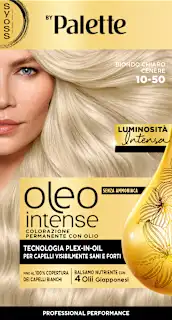 Colorazione permanente 10-50 biondo chiaro cenere, 1 pz