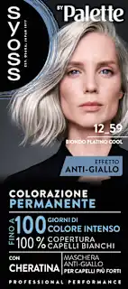 Colorazione permanente 12-59 biondo platino cool, 1 pz
