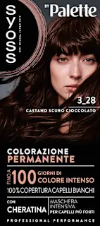 Colorazione permanente 3-28 castano scuro cioccolato, 1 pz
