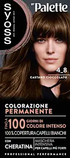 Colorazione permanente 4-8 castano cioccolato, 1 pz