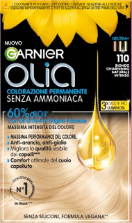 Colorazione Permanente Biondo Chiarissimo Naturale Intenso 110, 1 pz