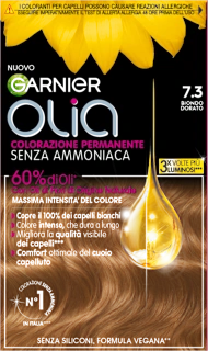 Colorazione Permanente Biondo Dorato 7.3, 1 pz