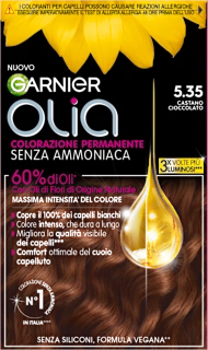 Colorazione Permanente Castano Cioccolato 5.35, 1 pz