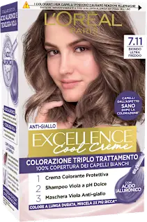 Colorazione permanente Cool Creme biondo 7.11, 1 pz
