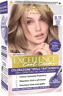 Colorazione permanente Cool Creme biondo chiaro 8.11, 1 pz