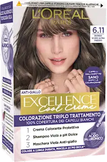 Colorazione permanente Cool Creme biondo scuro 6.11, 1 pz