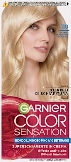 Colorazione permanente in crema biondo chiarissimo naturale 110, 1 pz