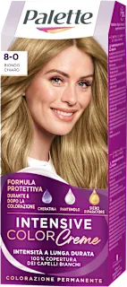 Colorazione permanente INTENSIVE COLOR Creme - Biondo chiaro 8.0, 1 pz