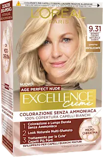 Colorazione permanente Nude biondo sabbia 9.31, 1 pz
