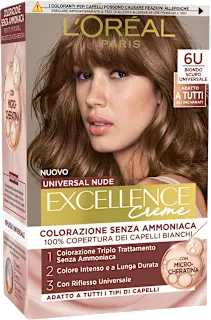 Colorazione permanente Nude biondo scuro 6, 1 pz