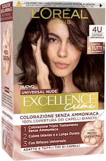 Colorazione permanente Nude castano 4, 1 pz