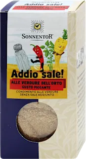 Condimento Addio sale alle verdure dell'orto gusto piccante, 50 g