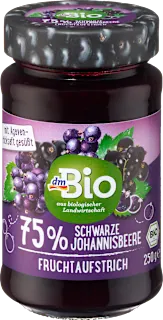 Confettura bio di ribes nero 75%, 250 g