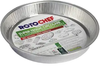 Contenitore in alluminio circolare, 1 pz