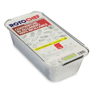 Contenitori in alluminio plumcake, 3 pz