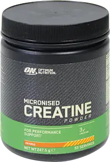 Creatina in polvere gusto arancia, 247,5 g