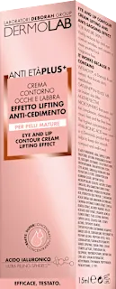 Crema contorno occhi e labbra effetto lifting anti-cedimento, 15 ml