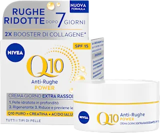 Crema giorno NIVEA Q10 Anti-rughe POWER extra rassodante SPF15, 50 ml