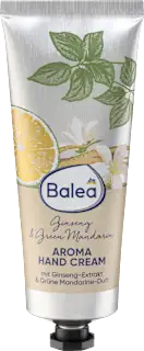Crema mani al profumo di ginseng e mandarino verde, 75 ml