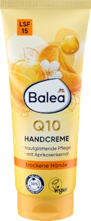 Crema mani Q10 all'albicocca, 100 ml