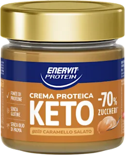 Crema proteica KETO gusto caramello salato, 180 g