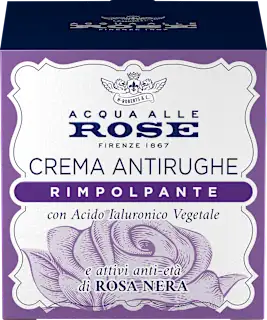 Crema viso anti-rughe rimpolpante con Acido Ialuronico vegetale, 50 ml