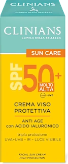 Crema viso protettiva anti-age SPF50+, 50 ml