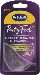 Cuscinetti in gel Party Feet Ultra Slim, 1 Paio