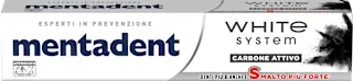 Dentifricio WHITE system Carbone Attivo, 75 ml