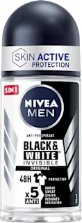 Deodorante roll-on Black & White Invisible Original, 50 ml