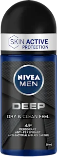 Deodorante roll-on Deep Black Carbon, 50 ml