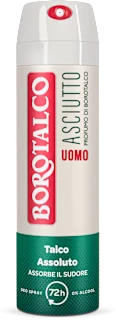 Deodorante spray Asciutto Talco Assoluto al profumo di borotalco, 150 ml