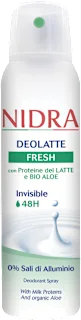 Deolatte spray Fresh con aloe bio, 150 ml