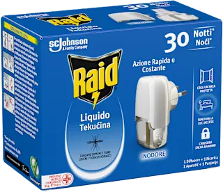Diffusore liquido 30 notti con ricarica contro le zanzare, 1 pz