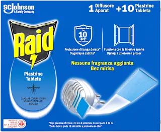 Diffusore per piastrine antizanzare con ricariche, 10 pz