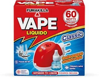 Elettroemanatore liquido Infinity 60 notti con ricarica, 1 pz