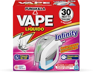 Elettroemanatore liquido Infinity con ricarica, 15 ml