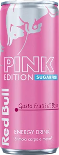 Energy Drink Pink Edition senza zucchero, 250 ml