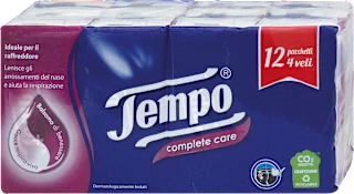Fazzoletti Complete Care 4 veli, 12 pz