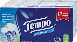 Fazzoletti protect 4 veli, 12 pz