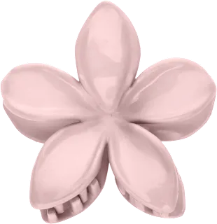 Fermaglio a fiore color rosa, 1 pz